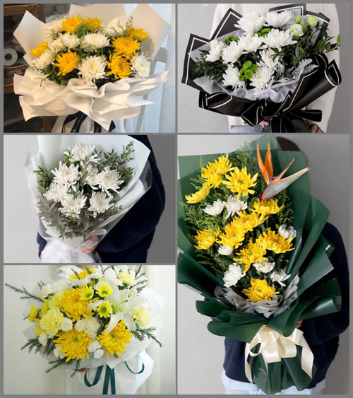 河北张家口涿鹿县大堡镇白事花束代送